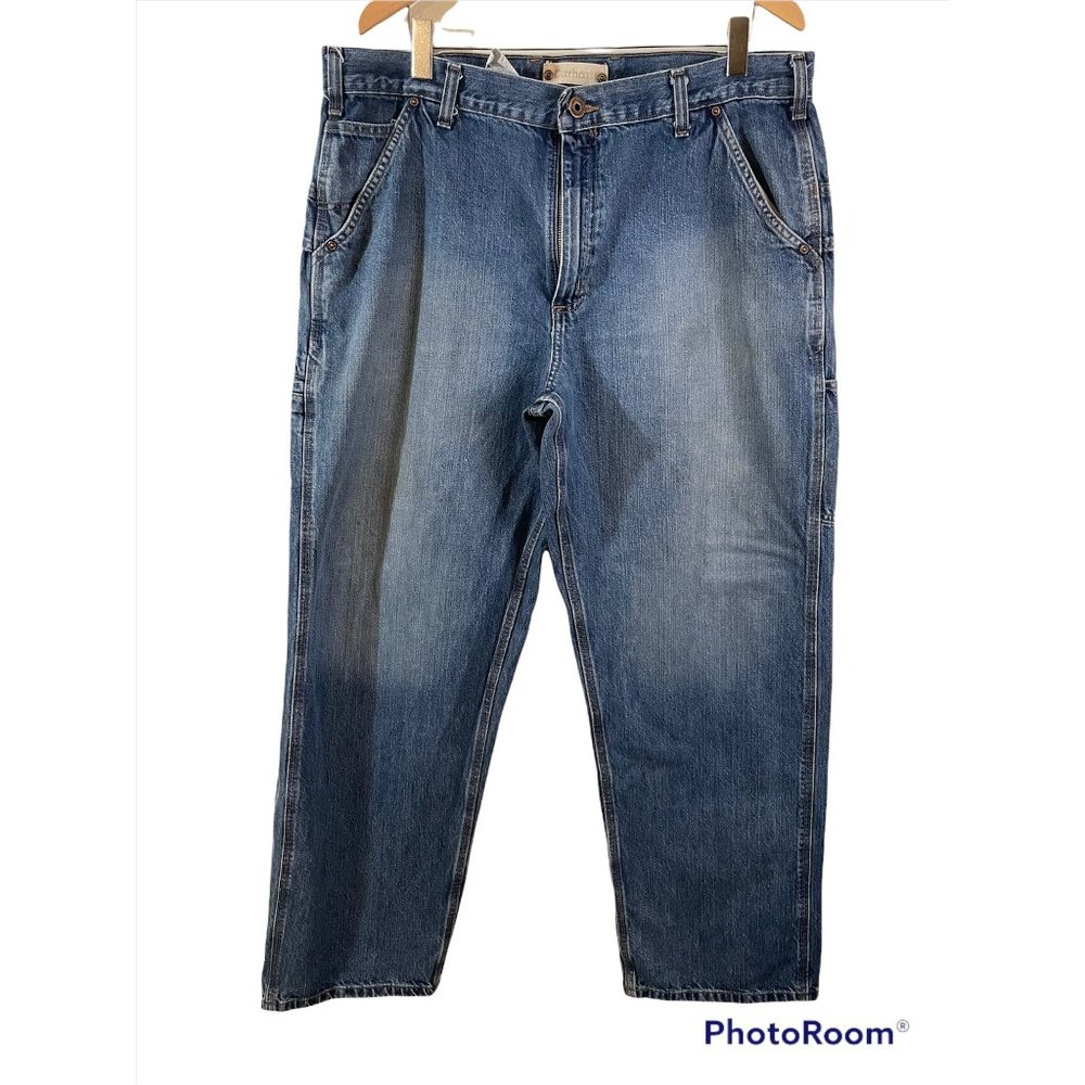 Carhartt Dungarees Fit Men's Size 40 Cargo Denim Pants